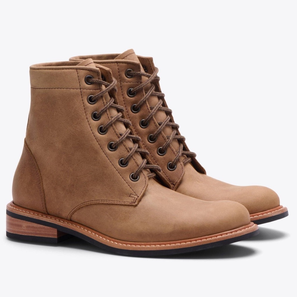 NWOT Nisolo Amalia All-Weather Boot. Tobacco leather. Size 7.5. Never worn.